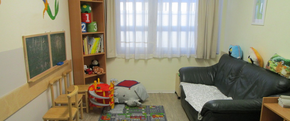 Kinderzimmer im Besuchsbereich